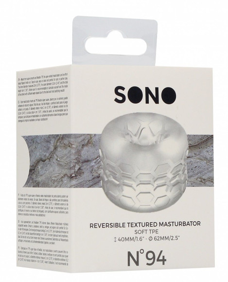 Прозрачный мастурбатор №94 - Reversible Masturbator and Bumper Прозрачный мастурбатор №94 - Reversible Masturbator and Bumper