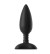Чёрная вибровтулка NEXUS ACE SMALL с дистанционным управлением - 10 см.