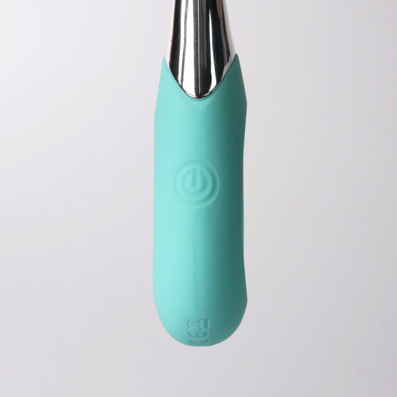 Бирюзовый клиторальный вибростимулятор Youvic