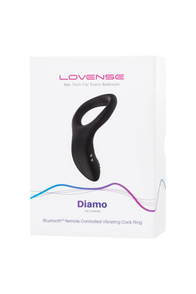 Черное эрекционное кольцо Lovense Diamo Черное эрекционное кольцо Lovense Diamo