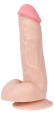 Телесный реалистичный фаллоимитатор REAL на присоске - 17,5 см. Телесный реалистичный фаллоимитатор REAL на присоске - 17,5 см.