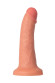 Телесный фаллоимитатор на присоске RealStick CALIBER - 18 см.
