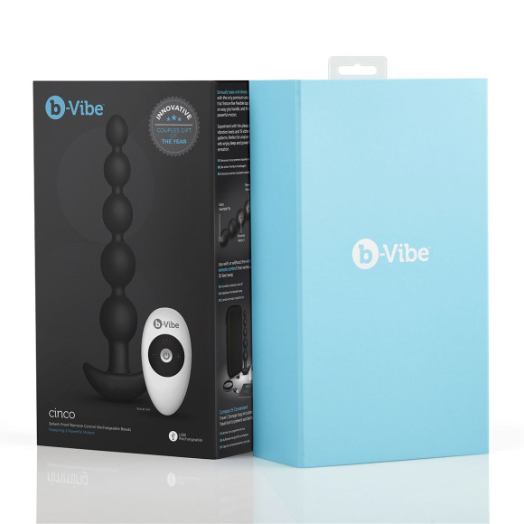 Черные анальные бусы с 3 моторами B-Vibe Cinco Anal Beads - 20,5 см. Черные анальные бусы с 3 моторами B-Vibe Cinco Anal Beads - 20,5 см.