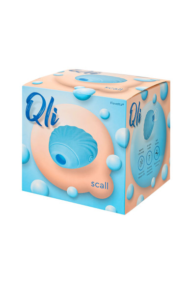 Голубой вакуум-волновой стимулятор клитора Scall Голубой вакуум-волновой стимулятор клитора Scall