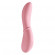 Розовый вибростимулятор Appetency Licking Tongue Vibe - 16,5 см.