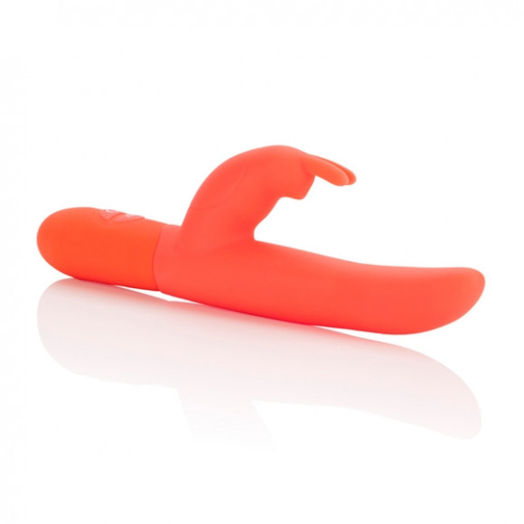 Оранжевый силиконовый вибратор Posh 10-Function Bounding Bunny