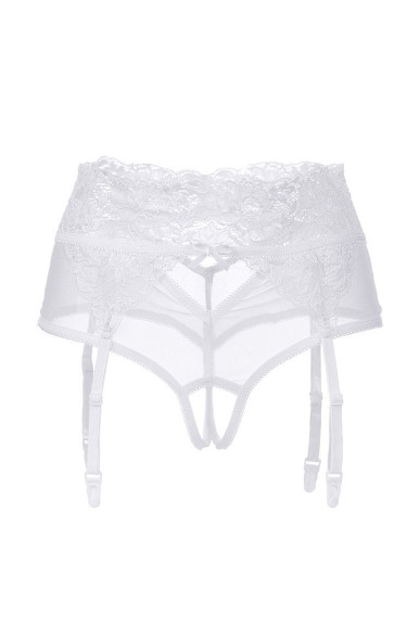 Эротические кружевные трусики-пояс c высокой посадкой Iveta