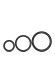 Набор из 3 черных эрекционных колец Cock Ring Set Набор из 3 черных эрекционных колец Cock Ring Set