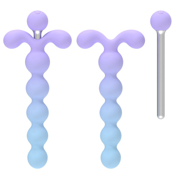 Анальная ёлочка с вибрацией Youivic - 16,4 см. Анальная ёлочка с вибрацией Youivic - 16,4 см.