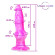 Розовый фантазийный вибратор с 7 режимами возвратно-поступательных движений - 23,5 см. Розовый фантазийный вибратор с 7 режимами возвратно-поступательных движений - 23,5 см.