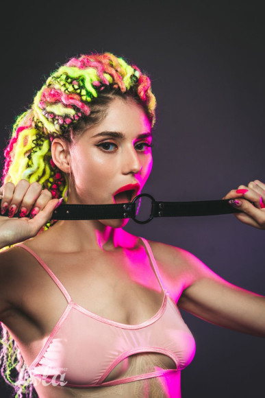 Черный кляп-кольцо Modesty Черный кляп-кольцо Modesty